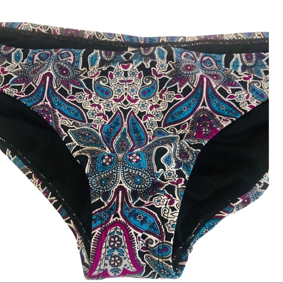 Converse Paisley Print Bikini Bottom XL modest - Picture 3 of 8